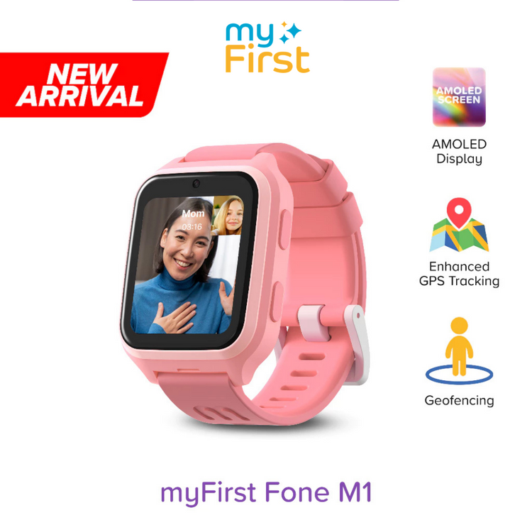 [NEW] myFirst Fone M1 4G Kids Smartwatch Phone | GPS Tracking, Voice & Video Call, Messaging, 2-Day Battery