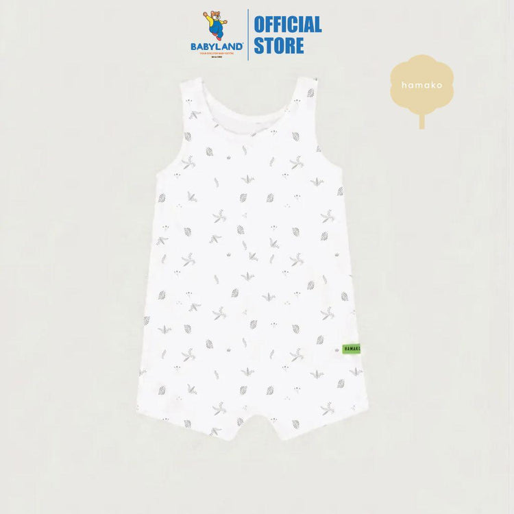 Hamako Tencel Baby Kids Sleeveless Romper - Willow