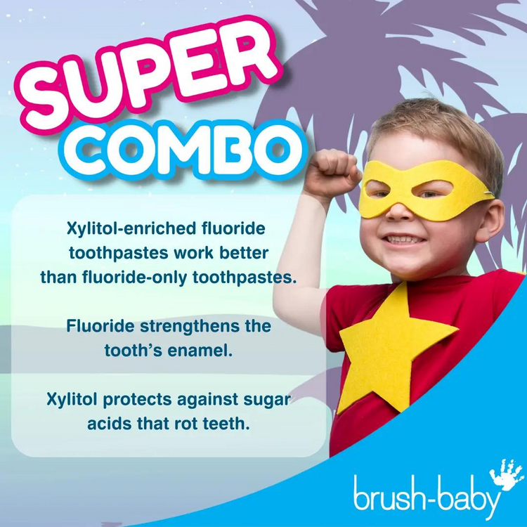 Brush-Baby Tutti Frutti Flamingo Kids Toothpaste (3yrs+)