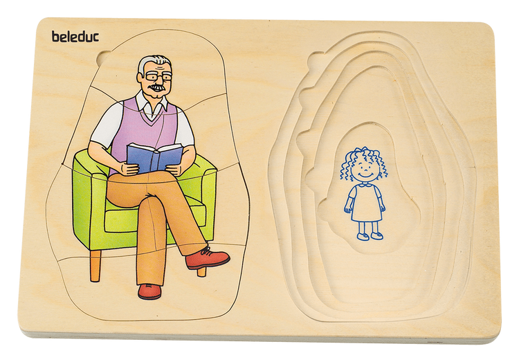Beleduc 5 in 1 Puzzle (Grandpa and Grandma) (4yrs+)