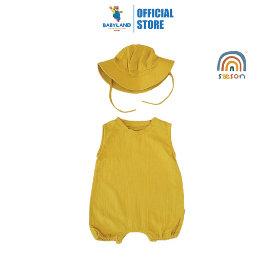 Saeson TENCEL Basic Jumpsuit Set - Summer Yellow