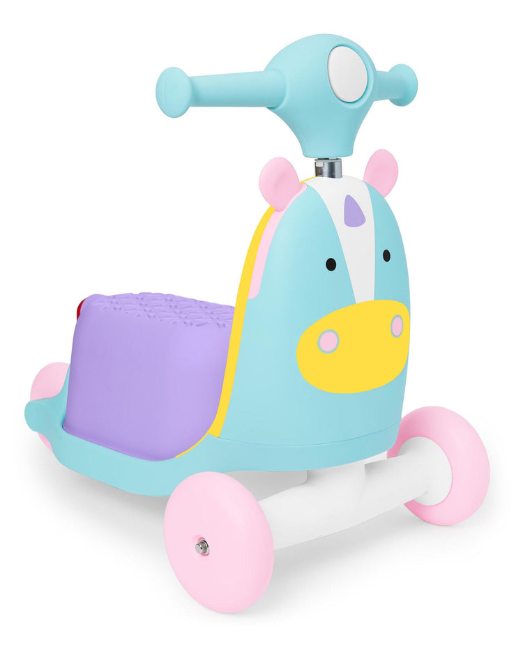 Skip Hop Zoo 3-in-1 Ride-On Toy - Unicorn (12m+)