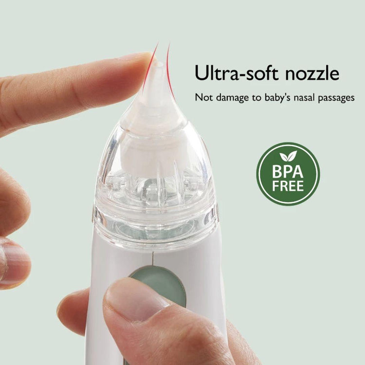 Momcozy BN02 Baby Nasal Aspirator Strong Suction Rechargeable With Light And Music