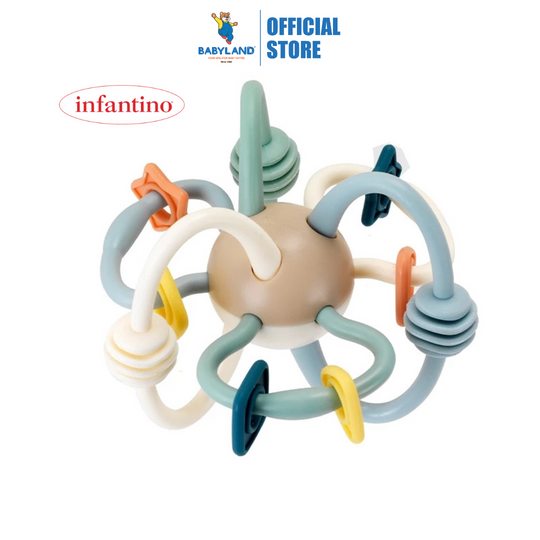 Infantino 316824 Rattle & Teether Bendy Tubes Suitable for 3+ Months