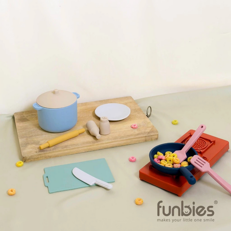 Funbies Silicone Kitchen Toy Set