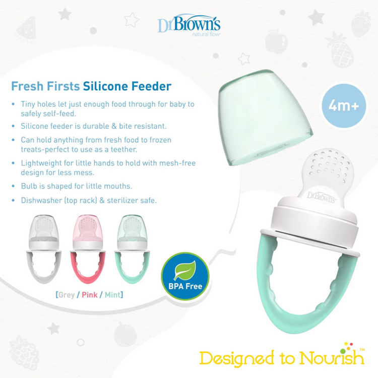 Dr Brown's Fresh Firsts Silicone Feeder (4m+)