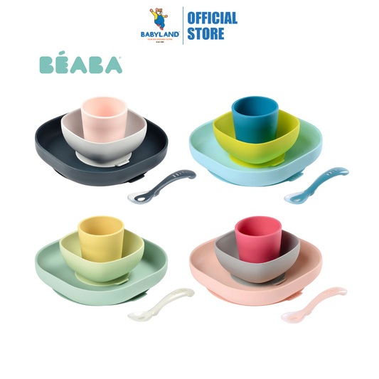 Beaba Silicone Suction Meal Set 4+ mths