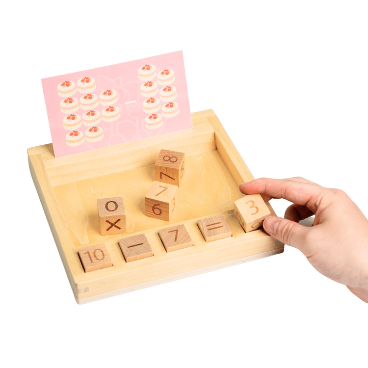 PureDays Wooden Numberment Maths Game