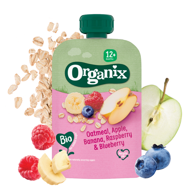 [Single Pack] Organix Fruit Baby Puree Pouches 100g