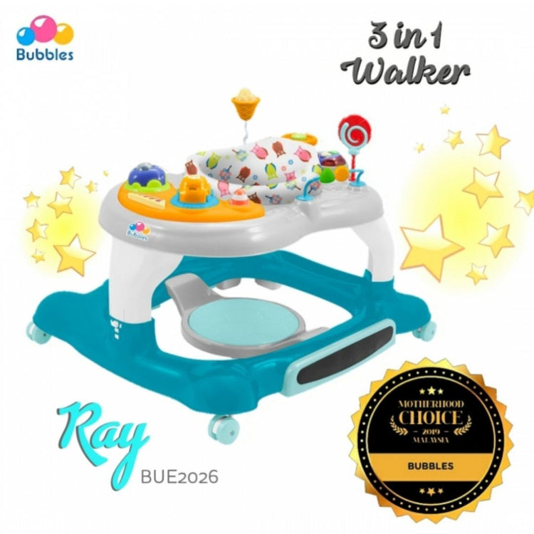 Bubbles 3 in 1 Baby Walker