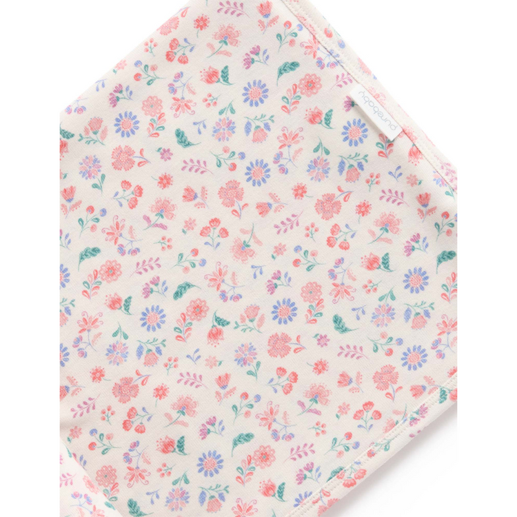 Purebaby Organic Floral Strech Wrap