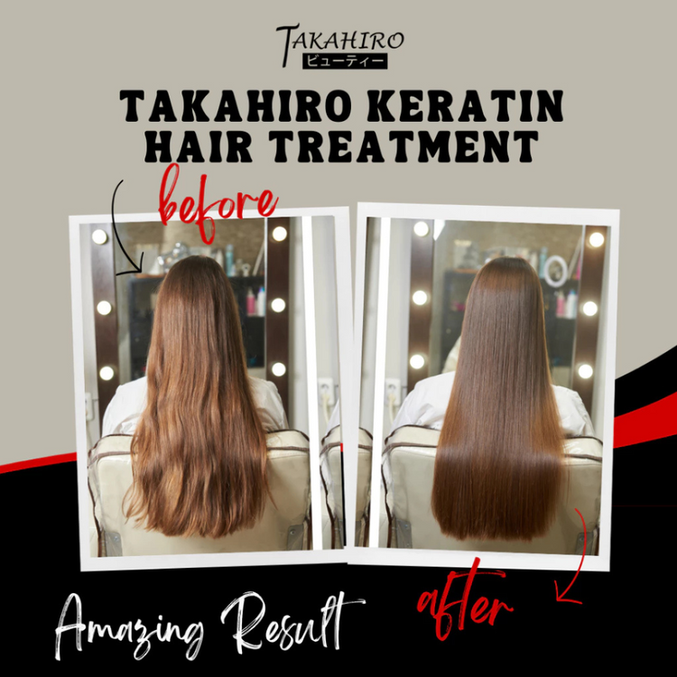 Takahiro Keratin Treatment 100ml - Anti Frizzy & Damaged Hair