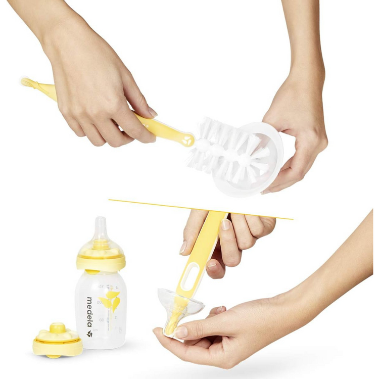 Medela Quick Clean Bottle & Teat Brush With Stand