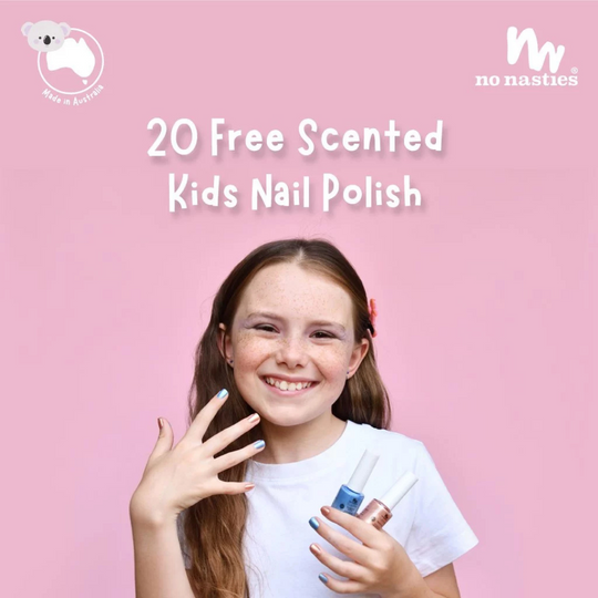 No Nasties Kids 20 Free Scented Kids Nail Polish (8.5ml)