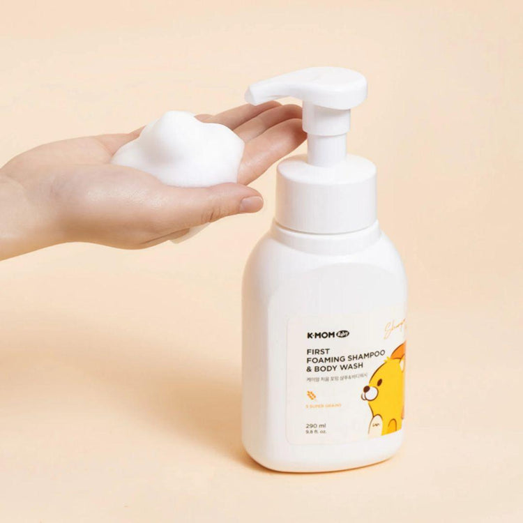 K-Mom First Foaming Shampoo & Body Wash 290ml