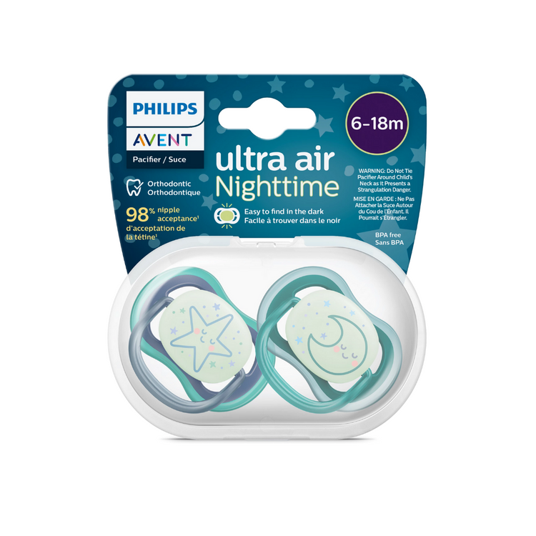 Philips Avent Ultra Air Soother Twin Pack (0-6m) (6-18m)