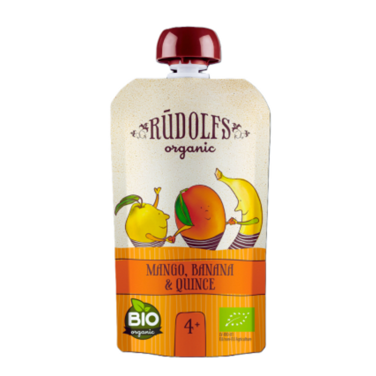 [Halal] Rudolfs Organic Premium Baby Food in Pouches (suitable: 4m+ -- 6m+)