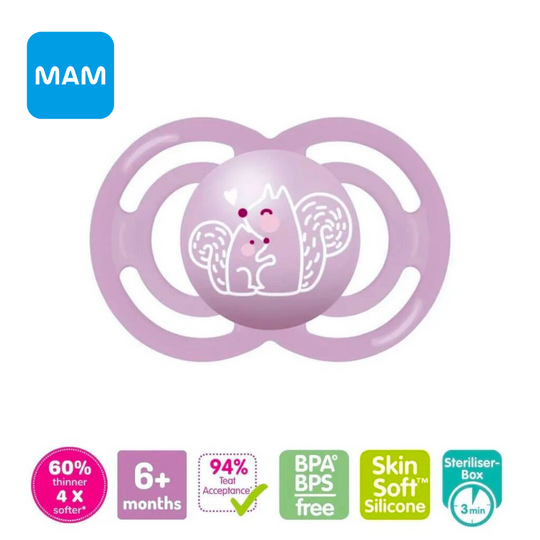 Mam Perfect Colours of Nature Pacifier (6M+) - Pink