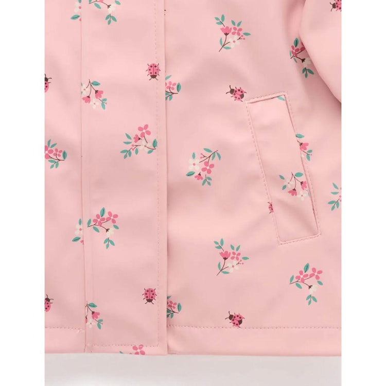 Purebaby Organic Ladybird Print Waterproof Jacket