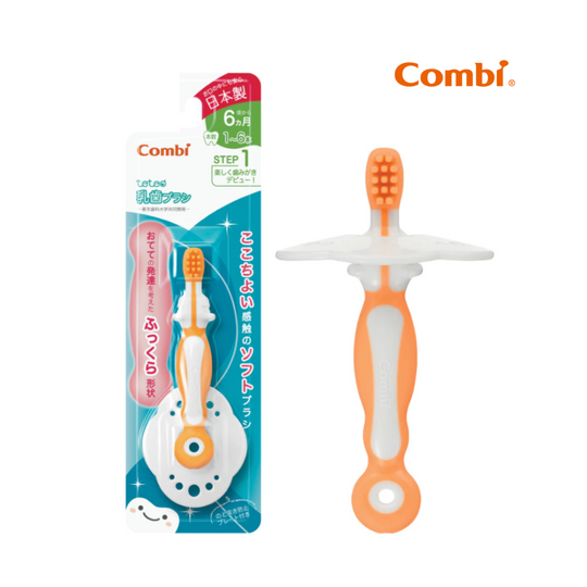 Combi Baby Teteo Baby First Toothbrush Step 1 (6m+)