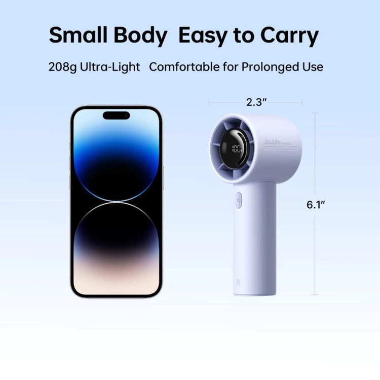 JisuLife Handheld Fan Life10/10S ( 4000mAh/5000mAh ) Portable Mini Fan for students Outdoor and Office