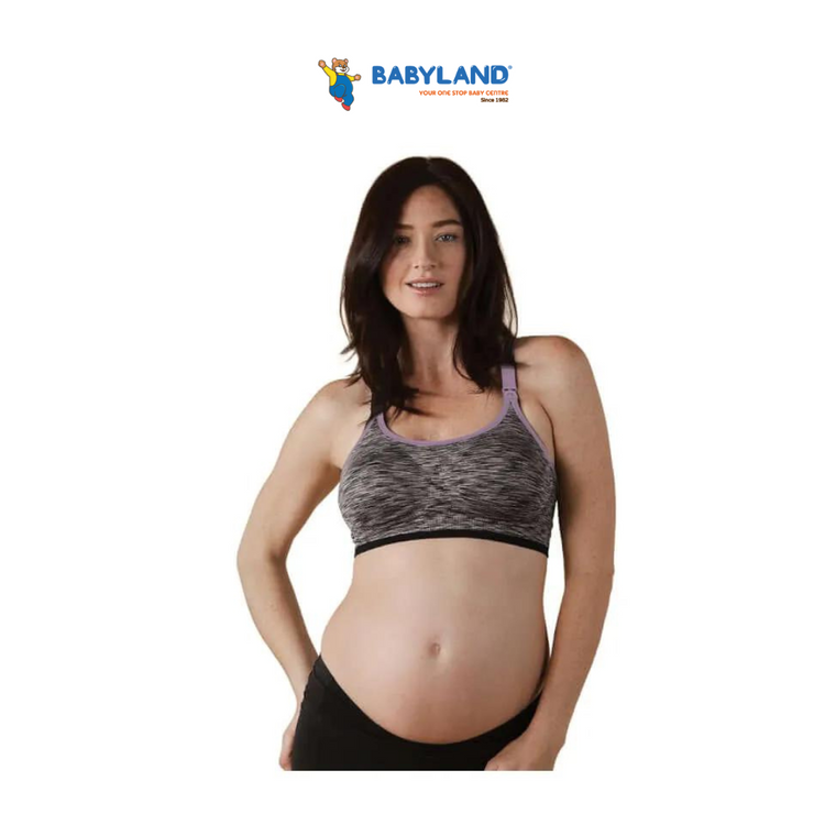 Bravado Body Silk Seamless Rhythm Nursing Bra - Black Spacedye