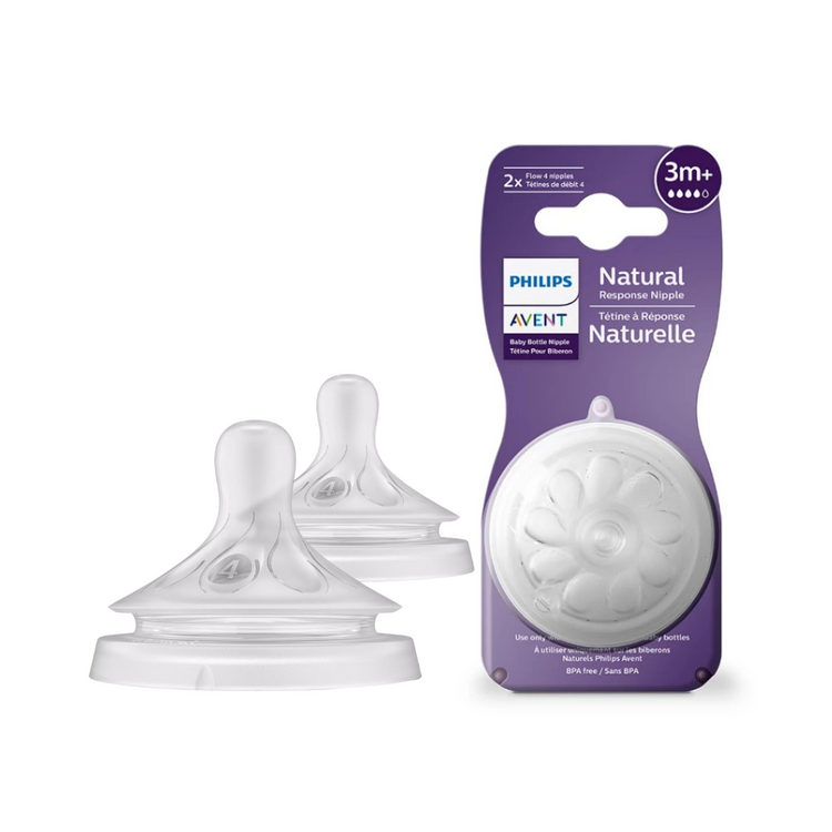 Philips Avent Natural Response Nipple Baby Teat Flow 2 to 6 (2pcs)