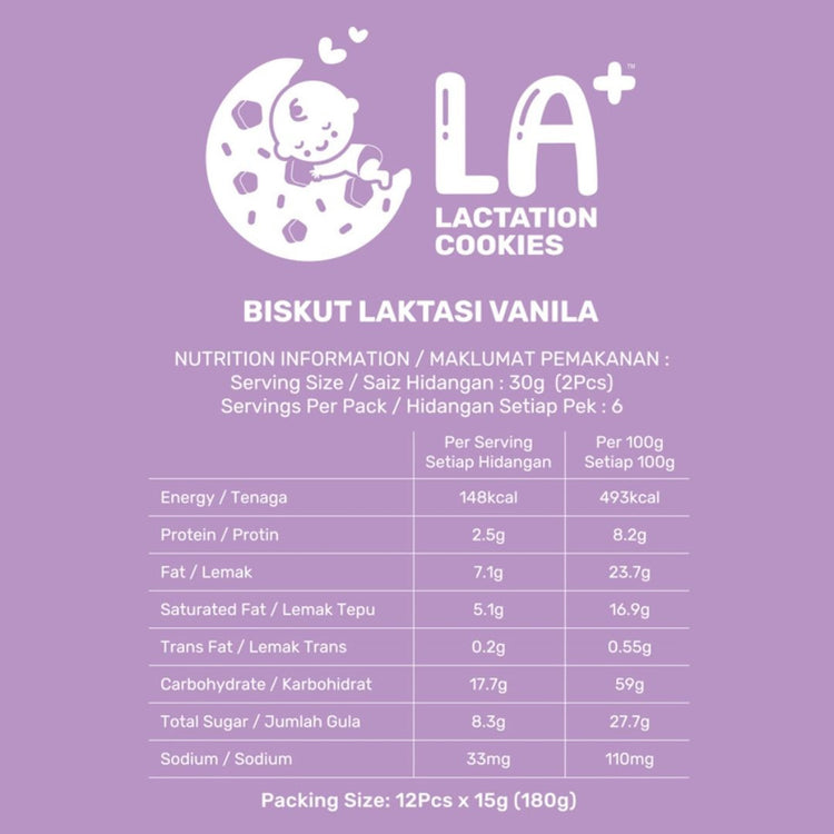 LA+ Lactation Cookies