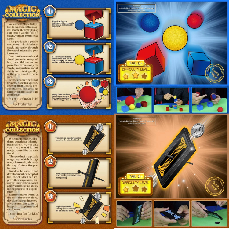 Babao MAGIC COLLECTION [Magic Range] Magic Tricks birthday gift high quality