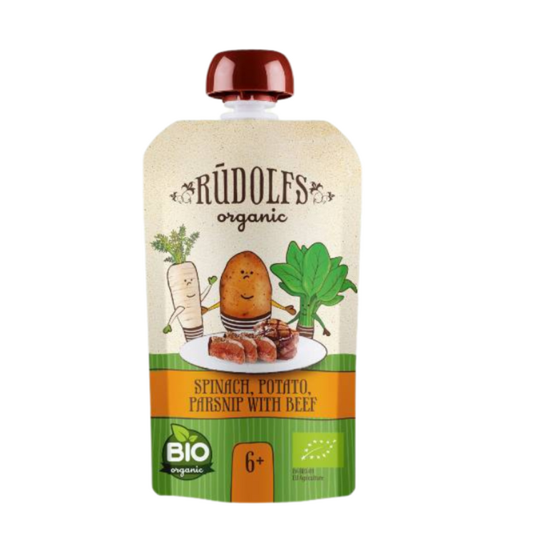 [Halal] Rudolfs Organic Premium Baby Ready Meals in Pouches (suitable: 6m+ -- 8m+)