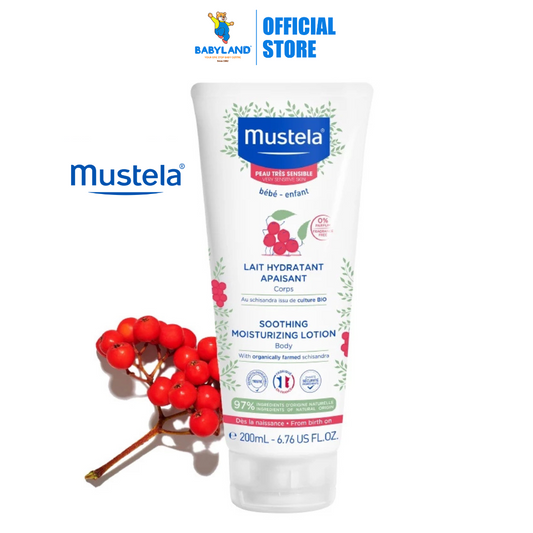 Mustela Soothing Moisturizing Lotion With Organically Farmed Schisandra for Very Sensitive Skin (200ml)