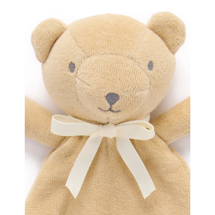 Purebaby Organic Bear Snookie Friend Wheat Print