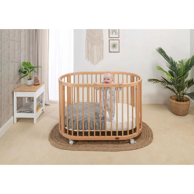 Boori Oasis Oval Cot - Beech