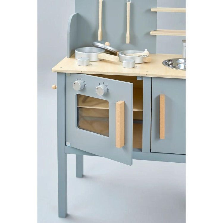 Jabadabado Kitchen With Pot & Pan Grey (3y+)