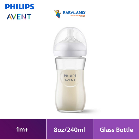 Philips Avent Natural Pure Glass Bottle 120ml/240ml