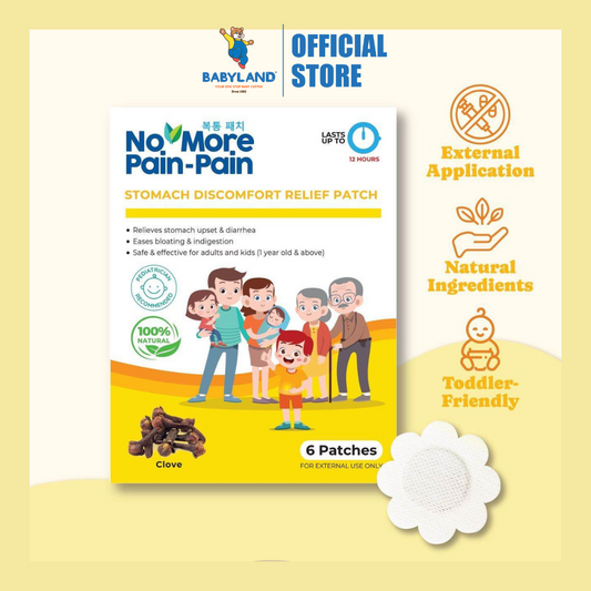 No More Pain-Pain Stomach Relief Patch 6's (for Baby and Adults)