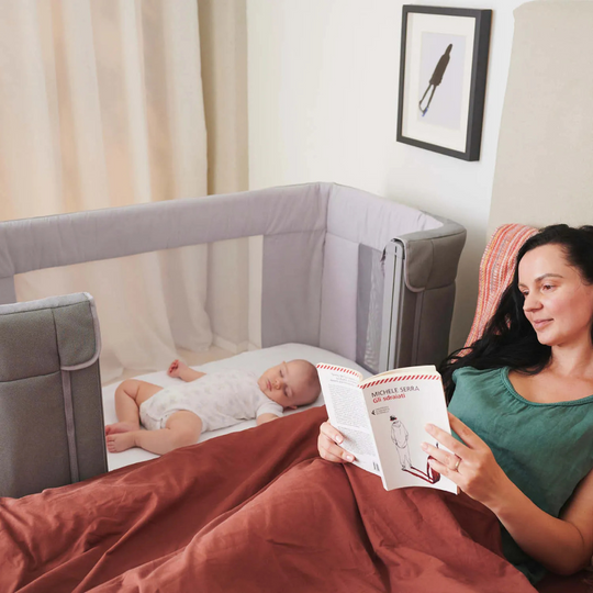 Chicco Next2Me Forever Co Sleeping Cot - Almond (New Born to 22kg)