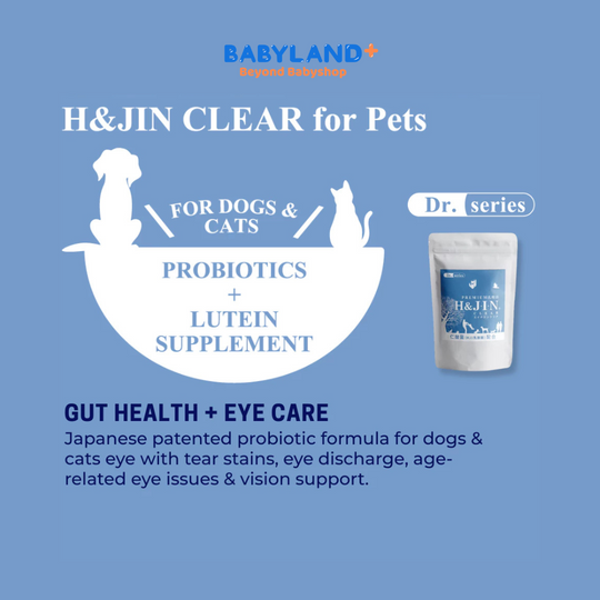 H&JIN Clear for Pets - Eye Care Probiotic | Japan (90 tablets)