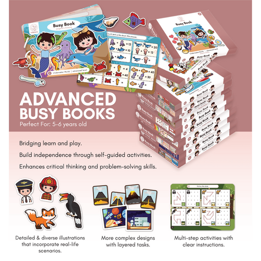 PureDays Advanced Level Busy Books (5-6Y)