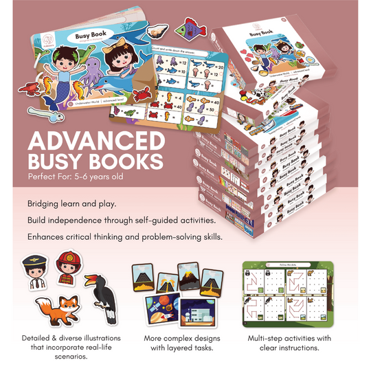 PureDays Advanced Level Busy Books (5-6Y)