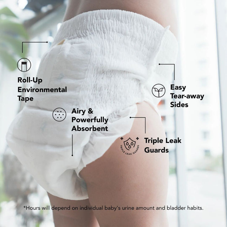 Applecrumby SlimDry+ Diapers (Mega)