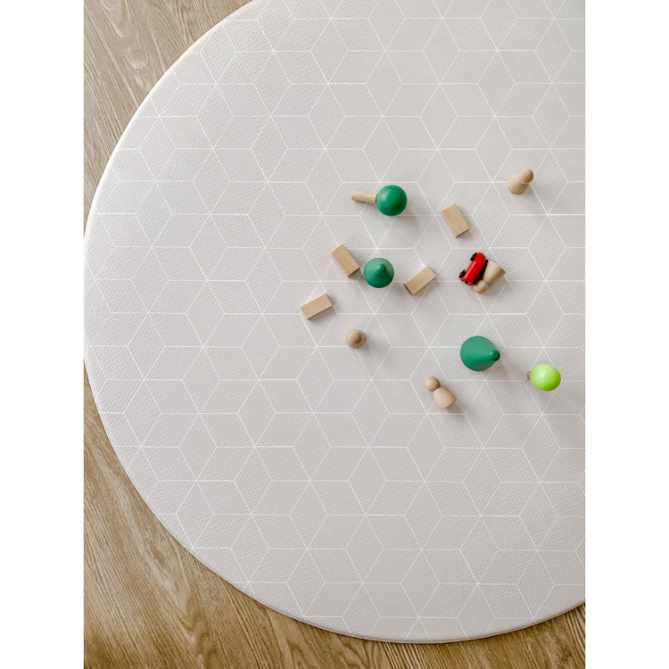 Gingerbuds Rimba Play Mat Round - Mint Green  (200 x 140 x 1.5cm)