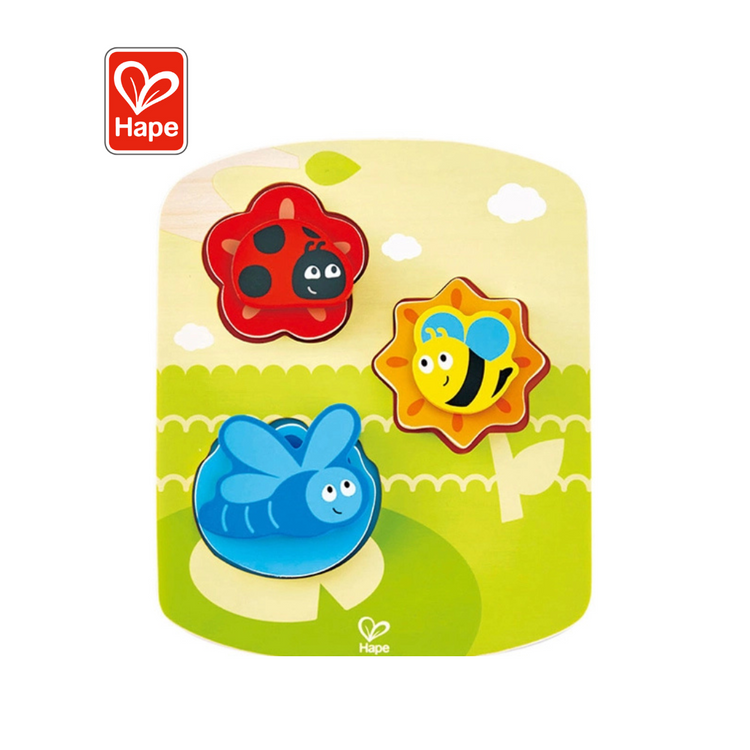 Hape 1609 Dynamic Insect Puzzle (18m+)