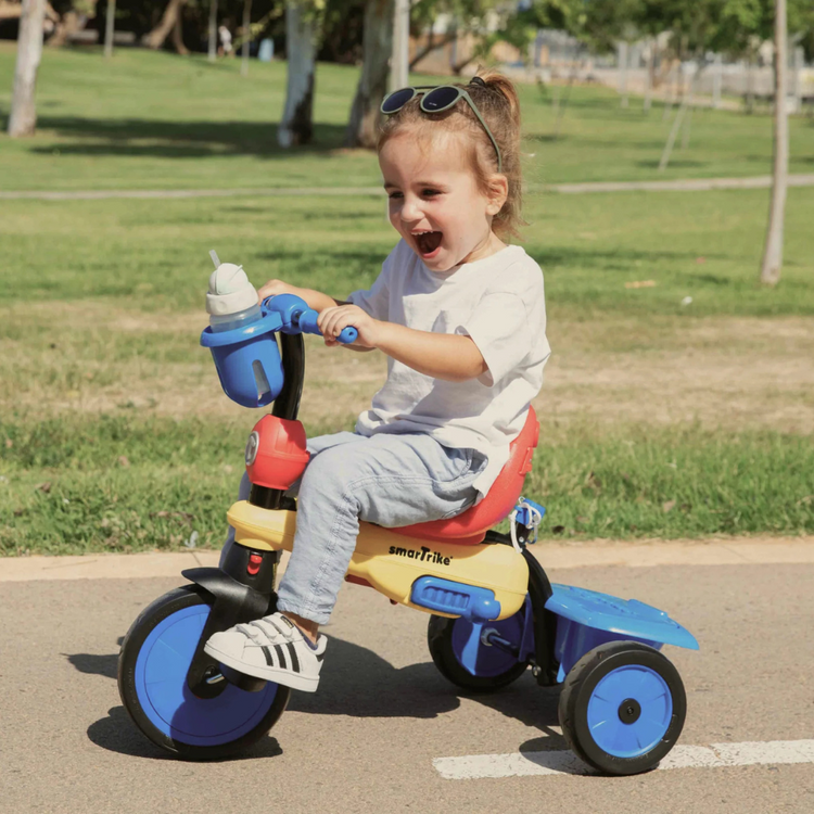 SmarTrike 3-in-1 Breeze S Toddler Tricycle - Unicorn (24M-3Y)