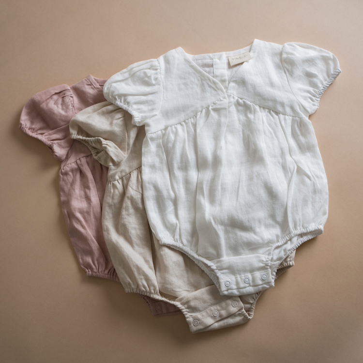 Hatch Signature Linen Romper