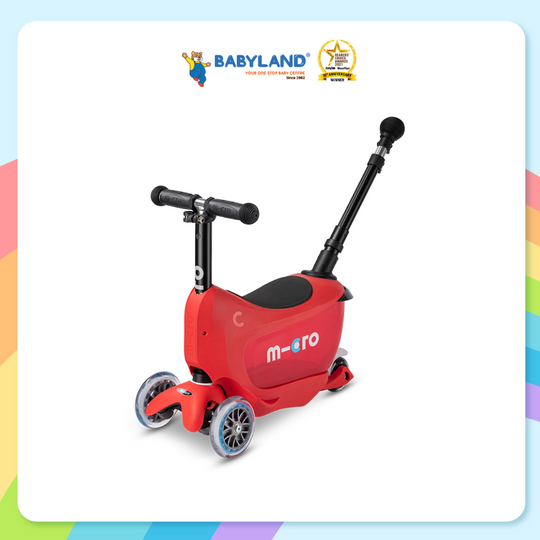 Micro Mini2Go Deluxe Plus - Red (1-5yrs)