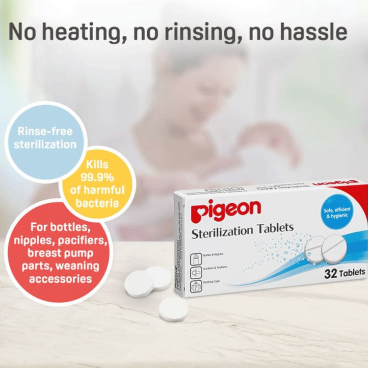 Pigeon Sterilization Tablets (32 tablets)