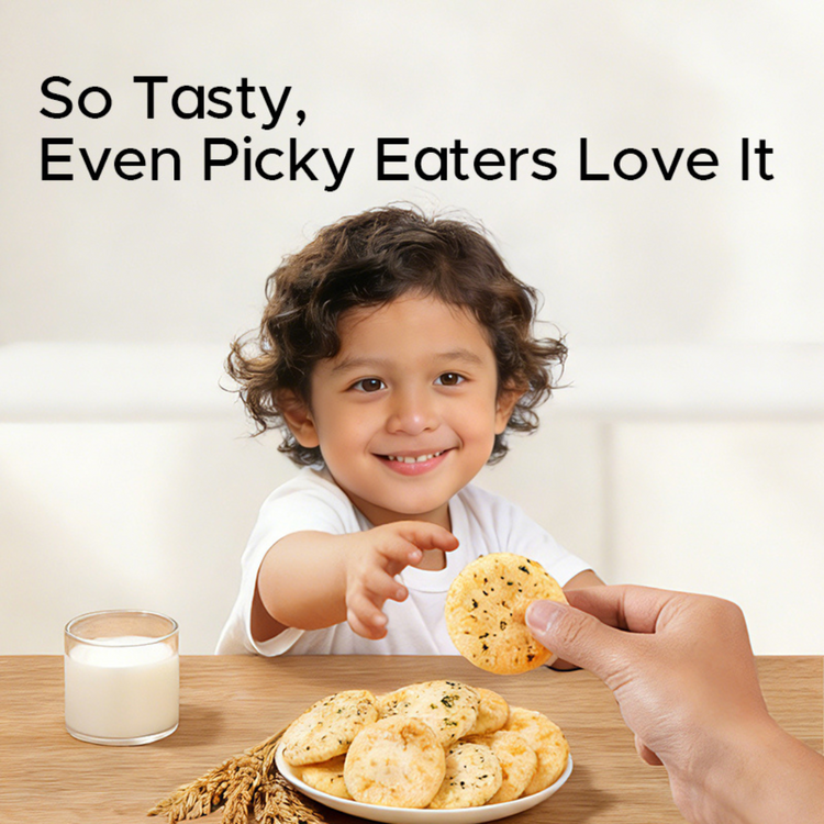 Babyyum Rice Cracker Seaweed Flavor 30g