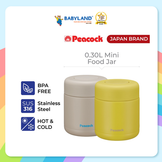 Peacock 300ML SUS316 Mini Food Jar LKD-30