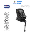 Chicco Seat105 I-size Baby Car Seat - Posh Black | Newborn till 105cm (approx. 4 years old).